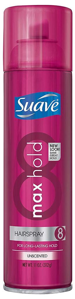 SUAVE HAIR SPRAY 8 MAX UNSCENTED 11oz