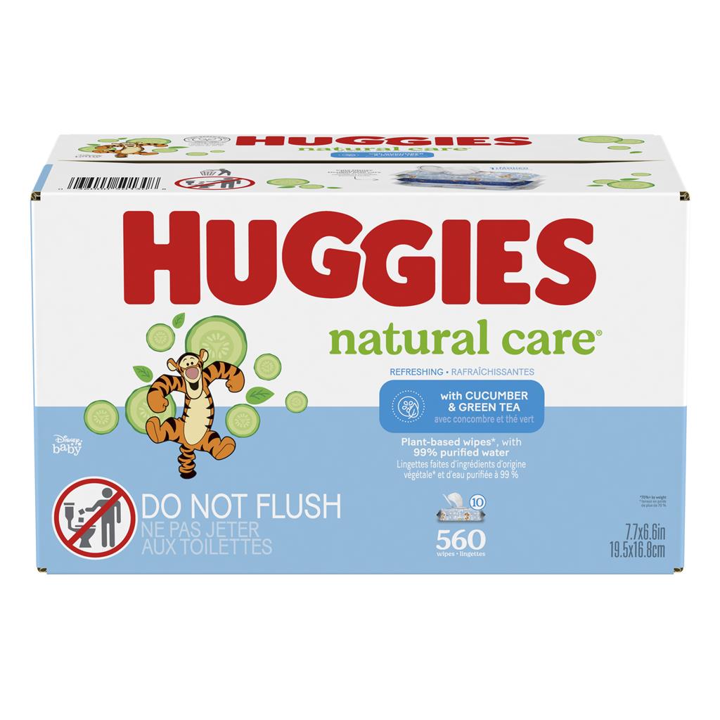 HUGG B/WP BIG PACK NATURAL CARE CUCUMBER 560ct