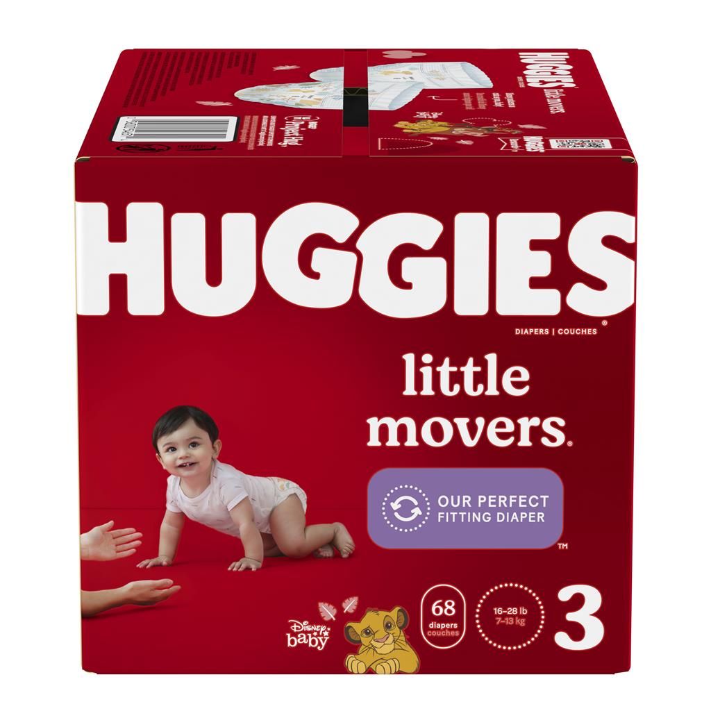 HUGGIES LITTLE MOVERS #3 GIGA 1/68's