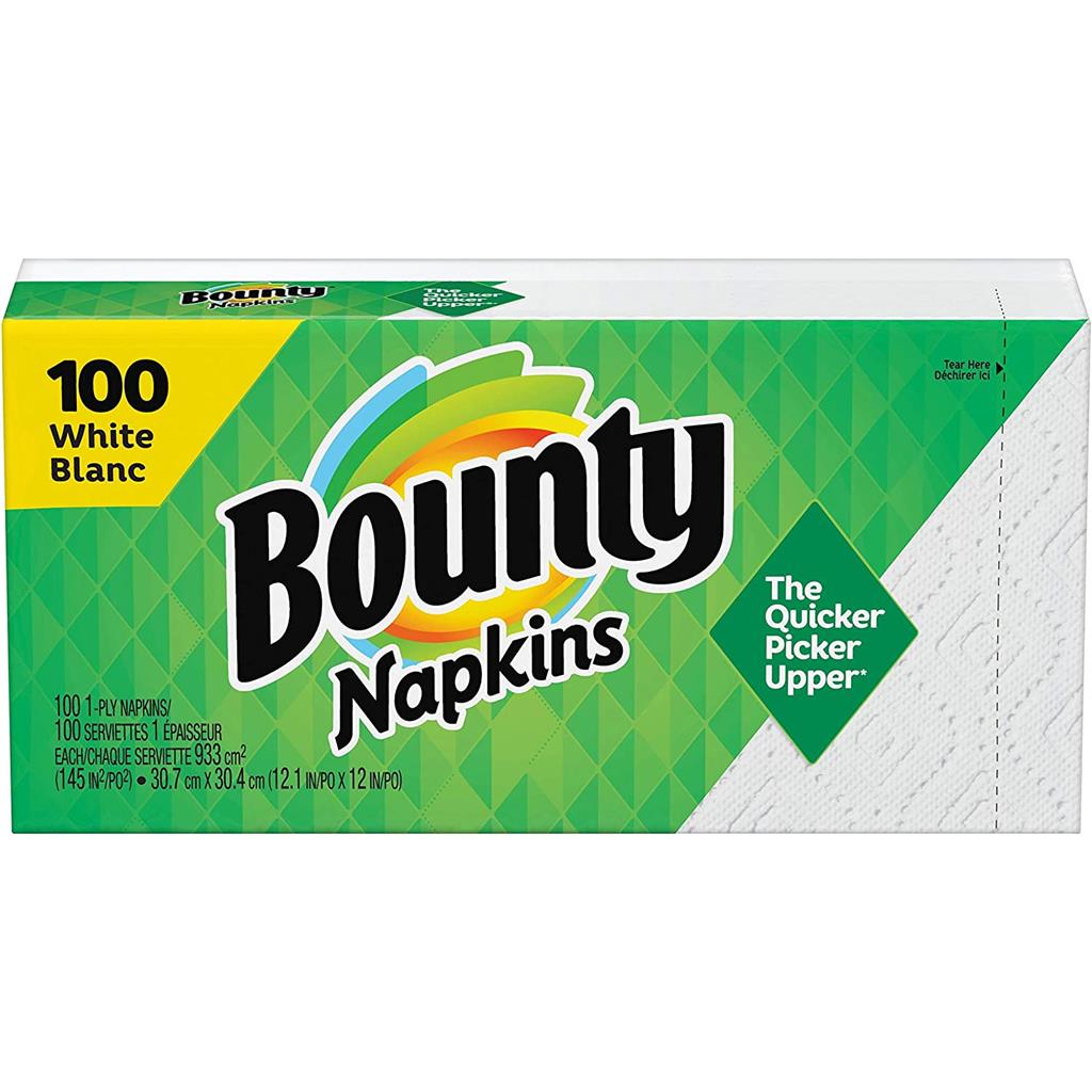 BOUNTY NAPKINS 20/100ct
