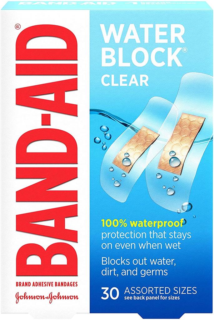 BAND AID WATERBLOCK ONE SIZE 20's