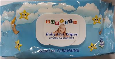 BABY WIPES GENERIC BLUE 24/80's