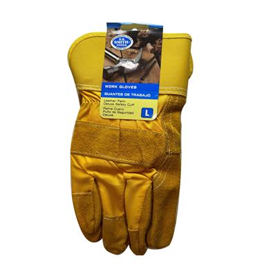 WORK GLOVES DELUXE LEATHER 2.5" L (918)