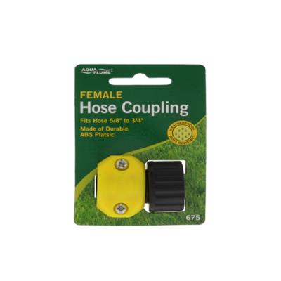 HOSE COUPLING FEMALE PLASTIC DLX 5/8"-3/4" (675)