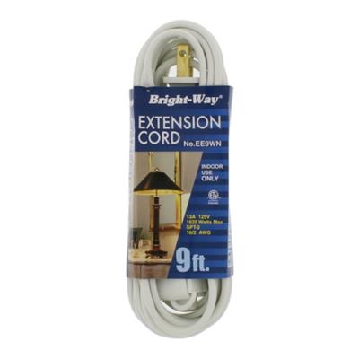 EXTENSION CORD WHITE 9" (EE9W)