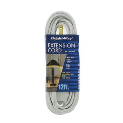 EXTENSION CORD WHITE 12" (EE12W)