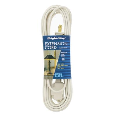 EXTENSION CORD WHITE 15" (EE15W)
