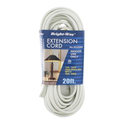 EXTENSION CORD WHITE 20" (EE20W)