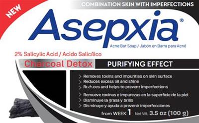 ASEPXIA BAR SOAP CHARCOAL 5/3.5oz