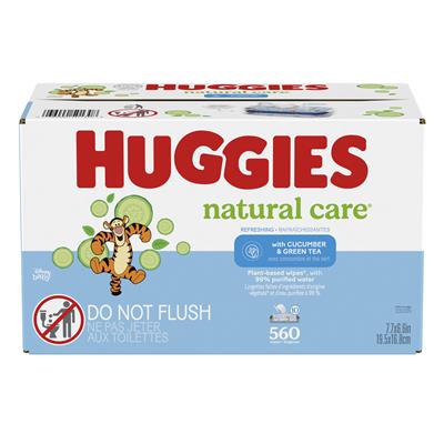HUGG B/WP BIG PACK NATURAL CARE CUCUMBER 560ct