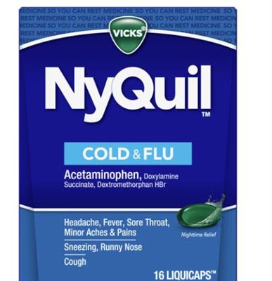 NYQUIL C&F LIQUICAPS 16's