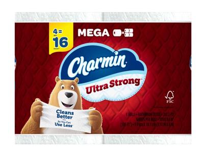 CHARMIN ULTRA STRONG MR 8/4's 242ct