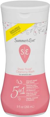 SUMMER'S EVE CL/ WASH SHEER FLORAL 9oz