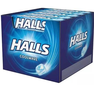HALLS COUGH DROPS COOLWAVE 20/9ct