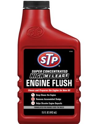 STP ENGINE FLUSH SC HIGH MILLEAGE 6/15oz
