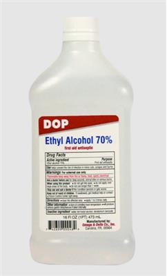 ALCOHOL ETHYL DOP 70% 24/16oz