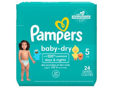 PAMPERS JUMBO SIZE 5 4/24's