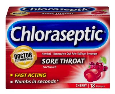 CHLORASEPTIC CHERRY 18ct
