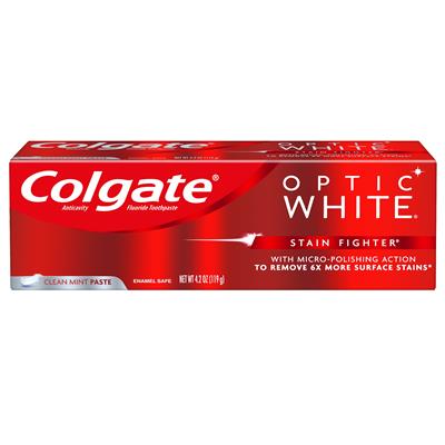 COLGATE 12/4.2oz OPTIC WHITE STAINFIGHTER